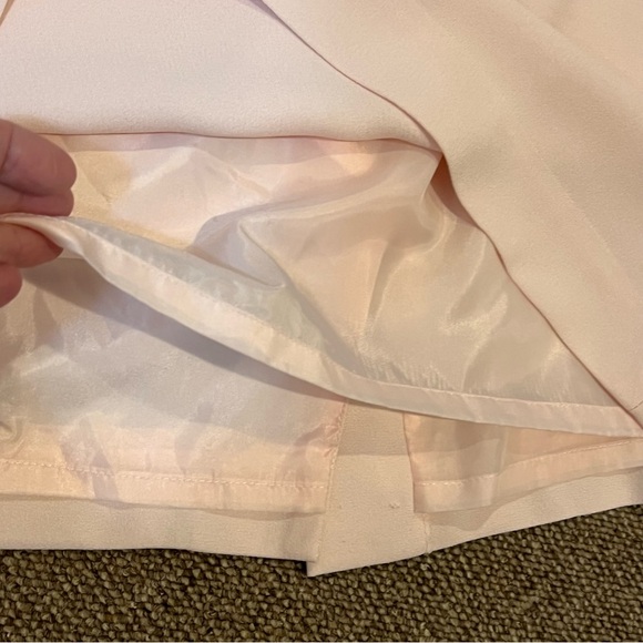 NYGARD light pink skirt size 12 lined back zipper - Picture 7 of 7